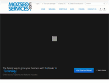 Tablet Screenshot of mozseoservices.com